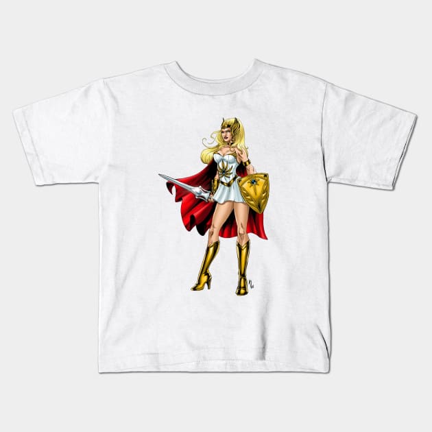 She-ra Kids T-Shirt by AV Art Studio